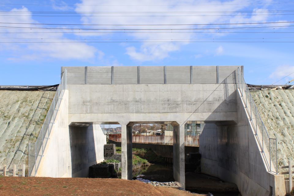 六実～逆井間複線化工事（逆井暗渠） - 画像1