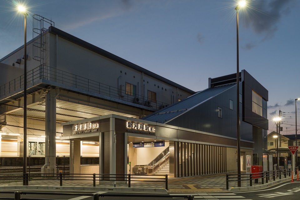 新河岸駅橋上化 - 画像5